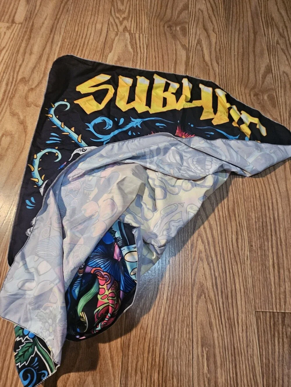 Sublime Poster Sun & Mushroom Psychedelic Wall Tapestry - Multicolor